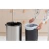 Érintős hulladékgyűjtő TOUCH BIN NEW 30 l, ujjlenyomatmentes, matt acél, Brabantia