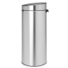 Érintős szemeteskosár TOUCH BIN NEW 30 l, matt acél, Brabantia