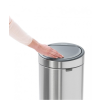 Érintős szemeteskosár TOUCH BIN NEW 30 l, platina, Brabantia