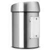 Érintős szemeteskosár TOUCH BIN 3 l, ujjlenyomatálló, matt acél, Brabantia