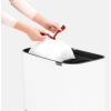 Érintős szemeteskosár BO 11 + 23 l, fehér, Brabantia