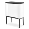 Érintős szemeteskosár BO 11 + 23 l, fehér, Brabantia