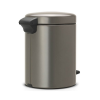 Pedálos szemetes kosár NEWICON 5 l, platina, Brabantia