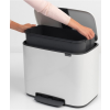 Pedálos szemetes kosár BO 36 l, fehér, Brabantia