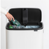 Érintős szemeteskosár BO HI 2 x 30 l, fehér, Brabantia
