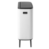 Érintős szemeteskosár BO HI 2 x 30 l, fehér, Brabantia