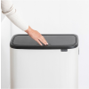 Érintős szemeteskosár BO HI 2 x 30 l, fehér, Brabantia