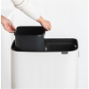 Érintős szemeteskosár BO HI 2 x 30 l, fehér, Brabantia