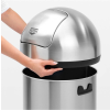 Hulladékgyűjtő PUSH BIN 60 l, matt acél, Brabantia