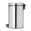 Pedálos szemetes kosár NEWICON 20 l, fényes acél, Brabantia