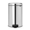 Pedálos szemetes kosár NEWICON 20 l, fényes acél, Brabantia