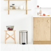 Pedálos szemetes kosár NEWICON 20 l, matt acél, Brabantia