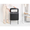 Szennyes kosár BO 60 l, fekete, Brabantia