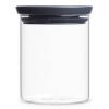 Élelmiszertároló edény 600 ml, egymásra helyezhető, üveg, Brabantia