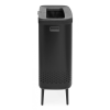 Szennyes kosár BO 2 x 45 l, fekete, Brabantia