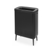Szennyes kosár BO 2 x 45 l, fekete, Brabantia
