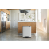 Pedálos szemetes kosár BO 60 l, fehér, Brabantia