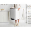Pedálos szemetes kosár BO 60 l, fehér, Brabantia