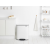 Pedálos szemetes kosár BO 60 l, fehér, Brabantia