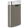 Érintős szemeteskosár TOUCH ÚJ SZEMÉTTEREM 40 l, platina / ezüst,Brabantia