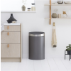Érintős szemeteskosár TOUCH ÚJ SZEMÉTTEREM 40 l, platina / ezüst,Brabantia
