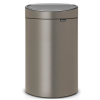 Érintős szemeteskosár TOUCH BIN NEW 40 l, platina, Brabantia
