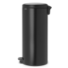 Pedálos szemetes kosár NEWICON 30 l, matt fekete, Brabantia