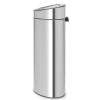 Érintős hulladékgyűjtő TOUCH BIN NEW 40 l, ujjlenyomat-mentes, matt acél, Brabantia
