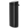 Érintős szemeteskosár TOUCH BIN NEW 40 l, matt fekete, Brabantia