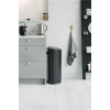 Érintős szemeteskosár TOUCH BIN NEW 40 l, matt fekete, Brabantia