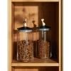 Macskaeledel tároló MIOJAR 1,5 l, fekete, üveg, Alessi