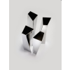 Váza CREVASSE 42 cm, rozsdamentes acél, Alessi