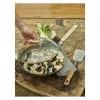 Üveg fedél 32 cm, fa fogantyúval, üveg, de Buyer