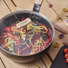 Üveg fedél 32 cm, fa fogantyúval, üveg, de Buyer