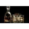 Litton EVEREST whisky karaffa 5 db pohárral, átlátszó