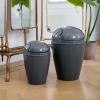 Hulladékgyűjtő fedéllel DEL M 12 l, nature grey, Koziol