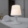 Hordozható asztali lámpa LIGHT TO GO, organikus szürke, Koziol
