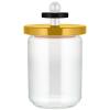 Élelmiszertároló edény 100 COLLECTION, 1 l, sárga, üveg, Alessi
