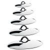 Üveg fedél MAMI 16 cm, rozsdamentes acél, Alessi