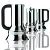 9090 kávéfőző 300 ml, barna fogantyú, Alessi