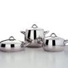 Lábas MAMI 24 cm, rozsdamentes acél, Alessi