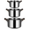 Fazék EDO 24 cm, 5 l, rozsdamentes acél, Alessi