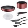 Étkészlet INGENIO DAILY CHEF L3989502, 10 db szett, tapadásmentes felület, Tefal