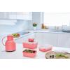 Élelmiszertároló edény MASTER SEAL COLOUR EDITION N1030910 , 4 db szett, korallpiros, műanyag, Tefal