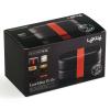 Uzsonnás doboz TO GO 2 x 500 ml, dupla, fekete, Lékué