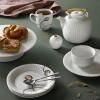 Desszert tányér HAMMERSHOI 19 cm, fehér, porcelán, Kähler