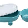 Uzsonnás doboz SNACKMOBILE, 2 rekeszes, kék, Alessi