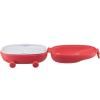 Uzsonnás doboz SNACKMOBILE, 2 rekeszes, piros, Alessi