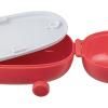 Uzsonnás doboz SNACKMOBILE, 2 rekeszes, piros, Alessi