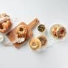 Bagel sütőforma, 6 db szett, barna, szilikon, Lékué